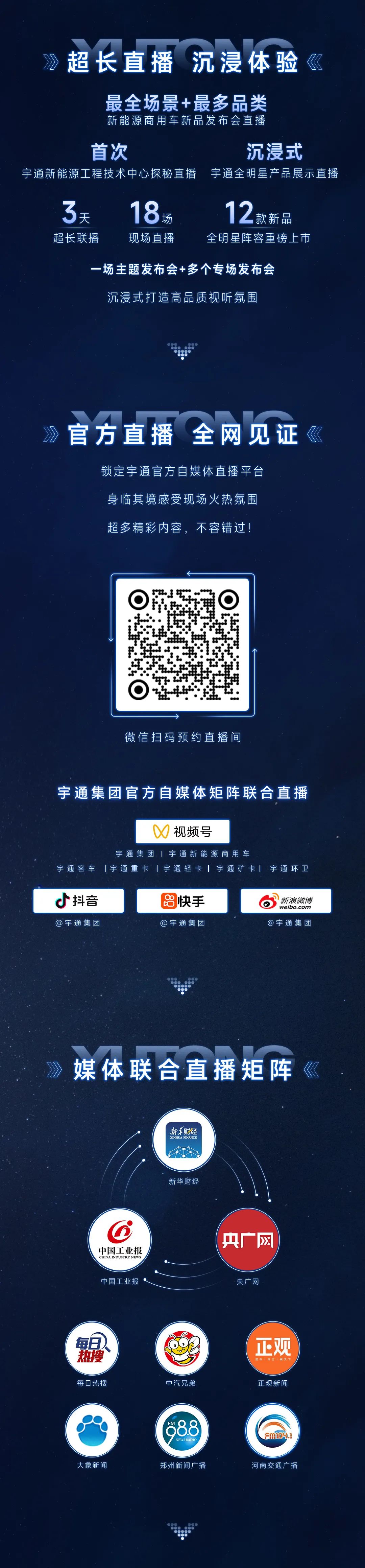 三天聯(lián)播！大咖云集！宇通全系新品上新，3月28日見！