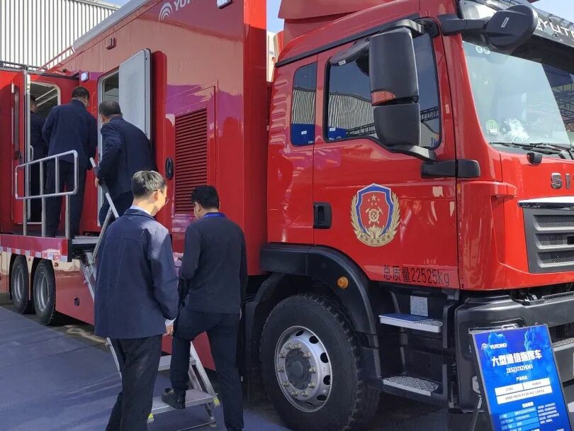 貼近實(shí)戰(zhàn)，高效保障！宇通專用車參加第十三屆全國(guó)礦山救援技能競(jìng)賽裝備展